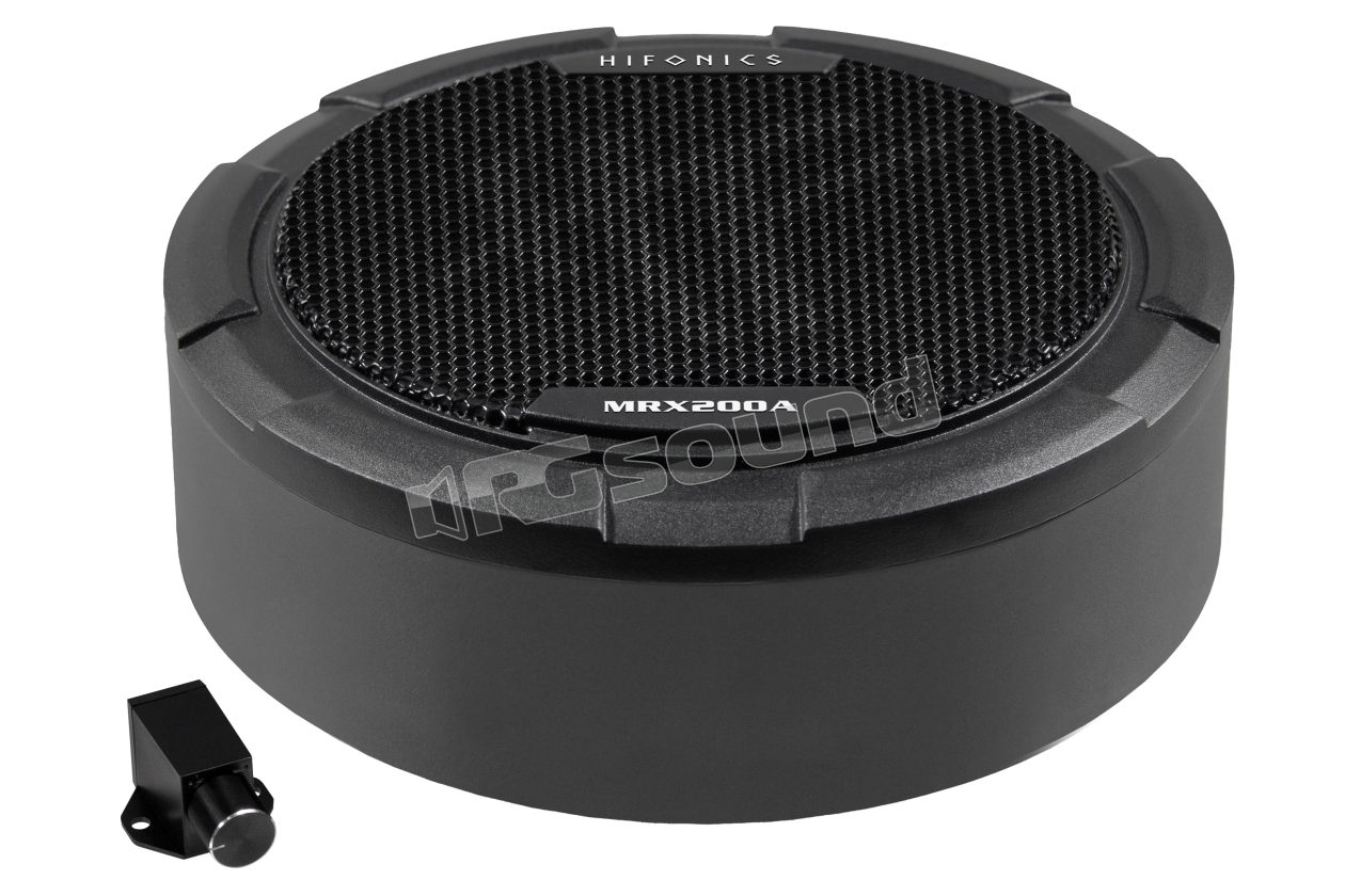 MRX200A Powered subwoofer for spare wheel well Hifonics