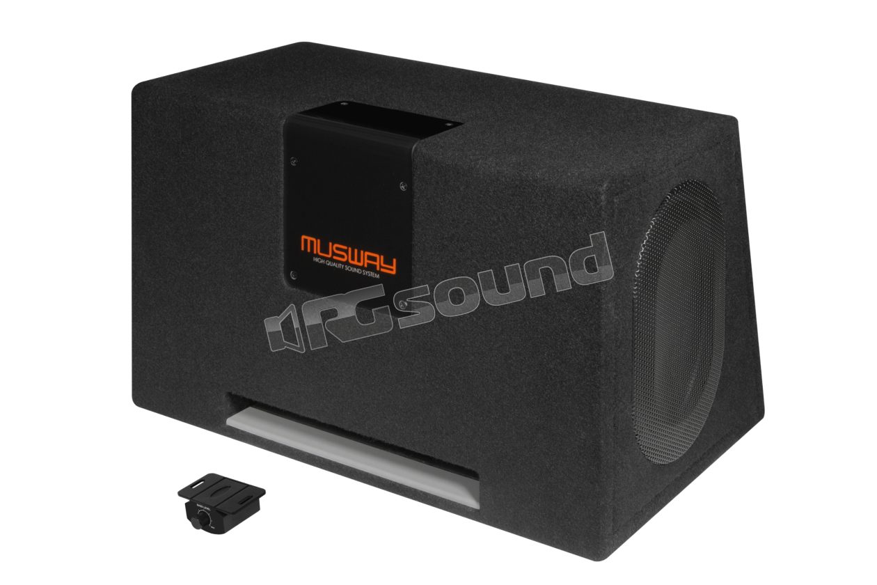 MT269A Dual active bass reflex system with 2 15 x 23 cm subwoofers MUSWAY