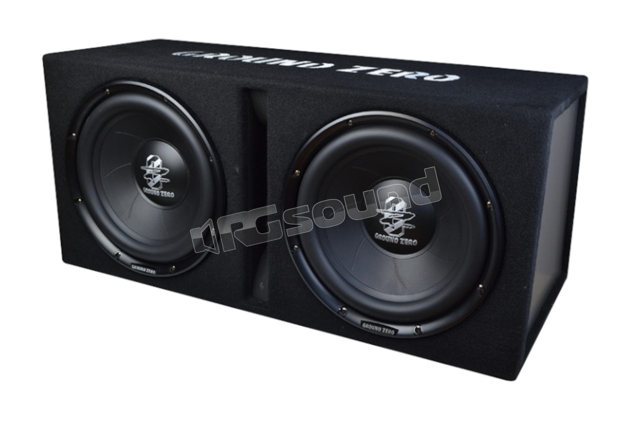 GZIB 2.30BR-ACT Active ported subwoofer enclosure 2 x 30 cm Ground Zero