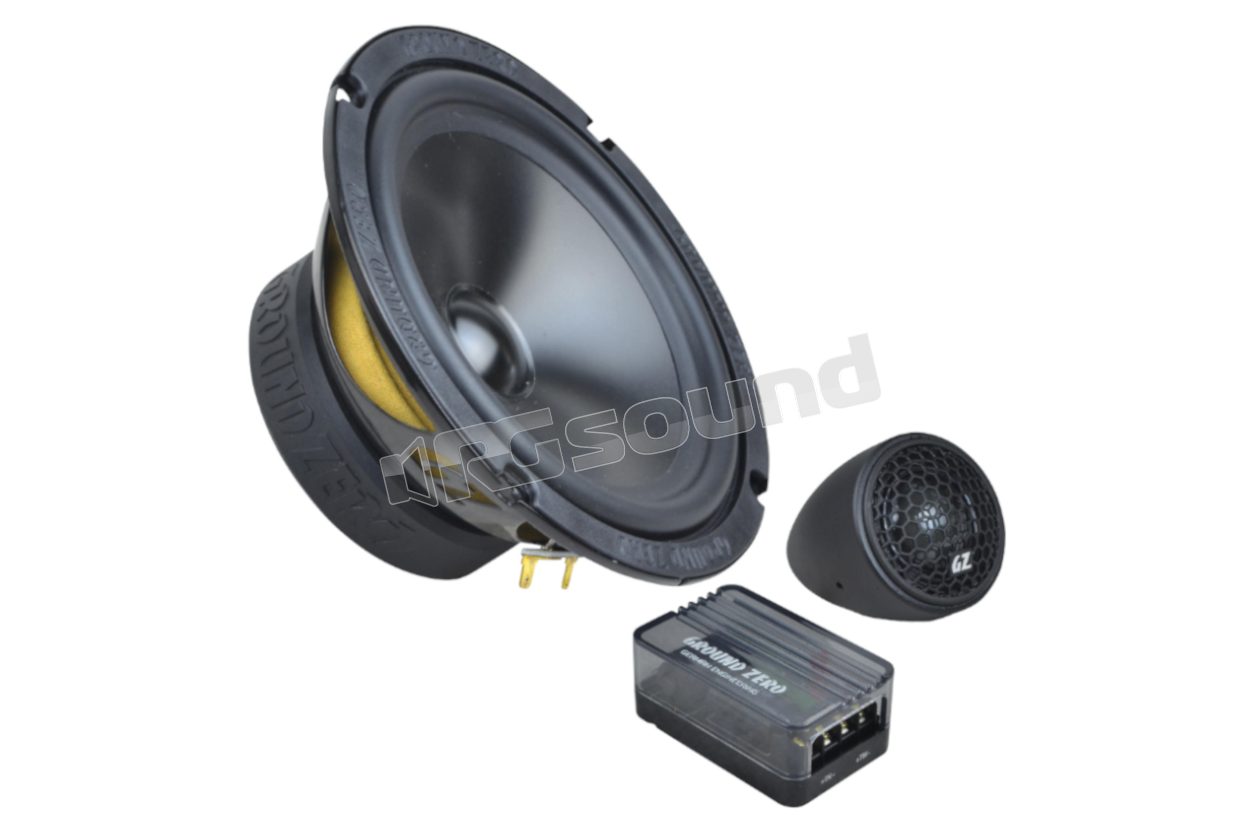 GZRC 165.2SQ-IVX 6.5 Ohm 2-way SQ speaker system with aluminum cone Ground Zero