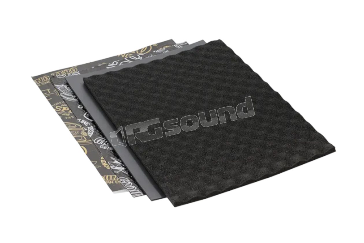 GZDM DOORKIT PRO High-quality anti-vibration set for 2 doors, 16 sheets of 4 different materials Ground Zero