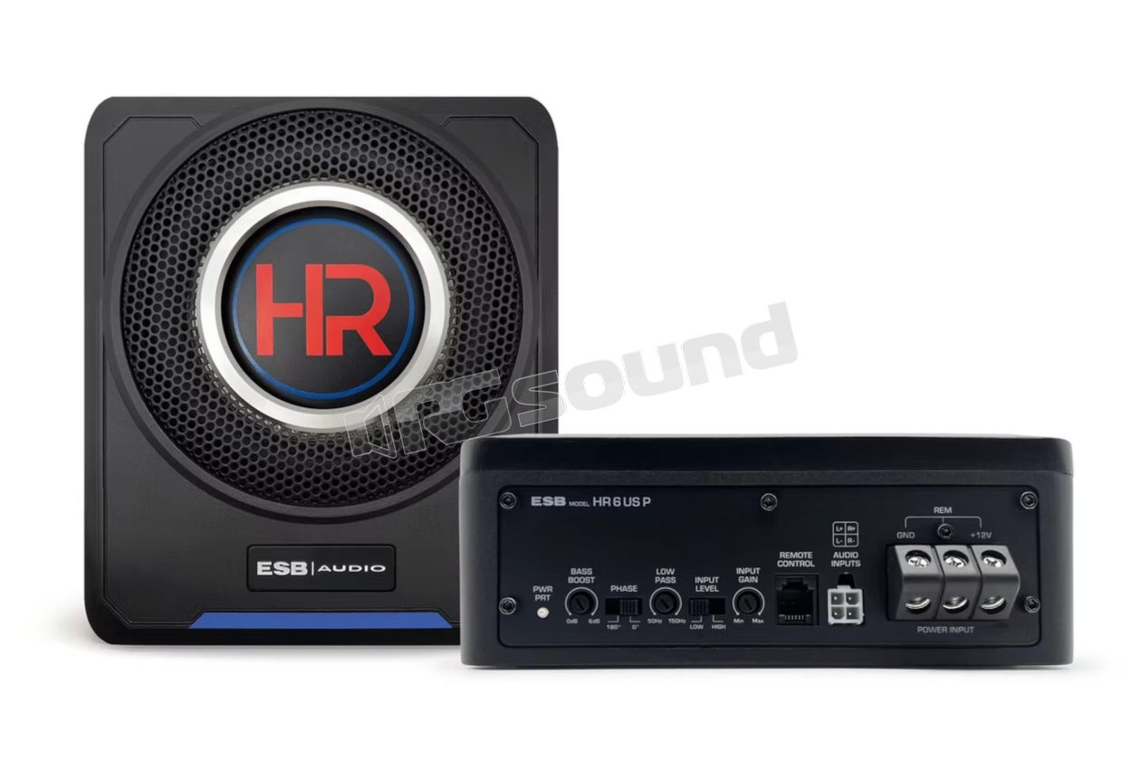 HR 6 US P 6.5” /165 mm active under-seat subwoofer ESB car audio