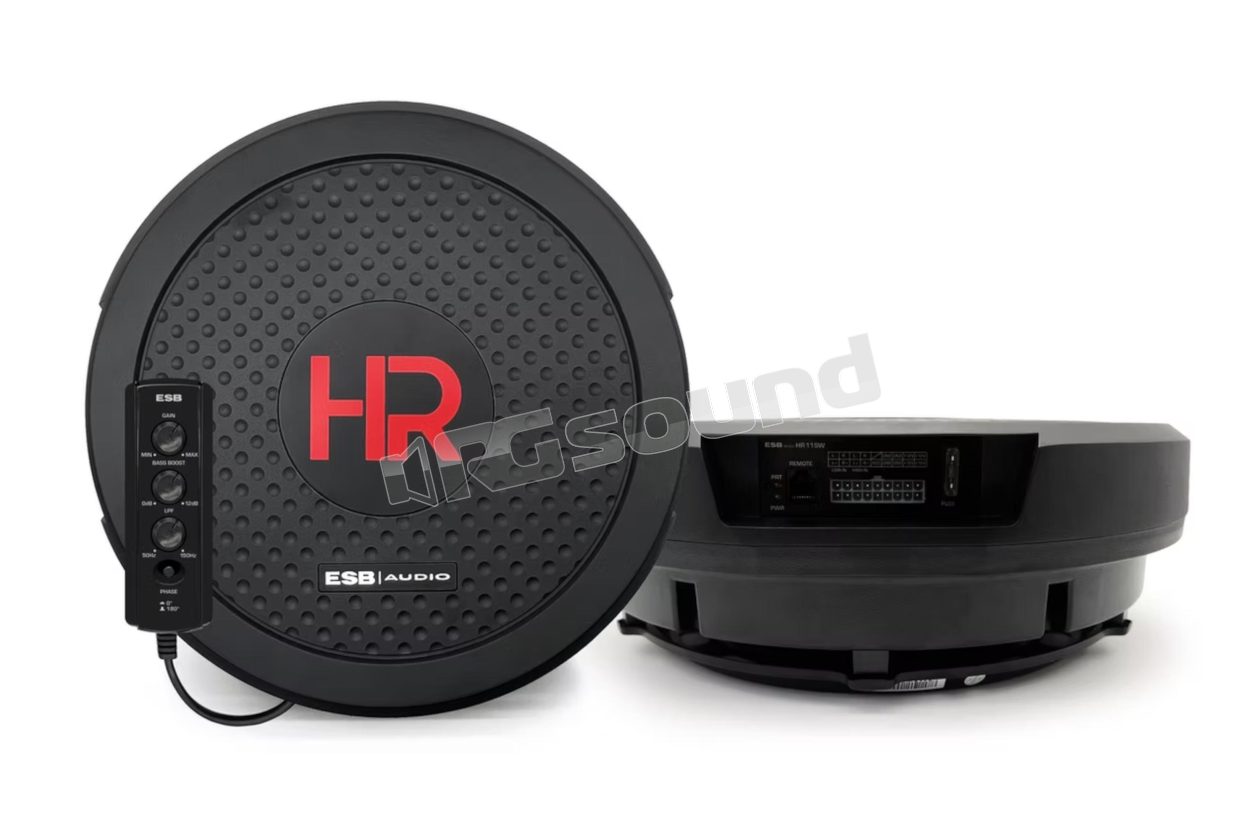 HR 10 US-A 10"/250 mm active under-seat subwoofer for Android ESB car audio