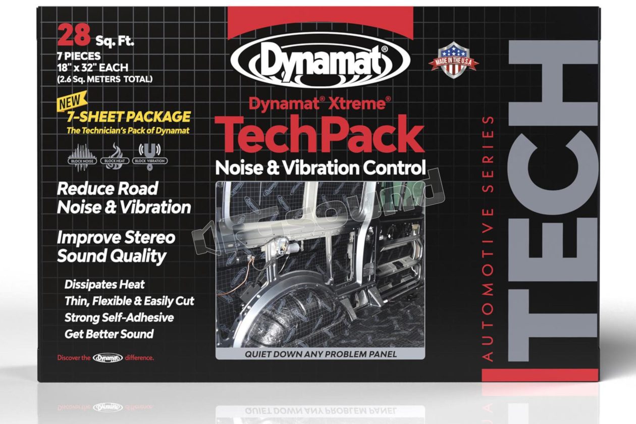 DYN10428 Xtreme TechPack Anti-vibration damping sheets for car sound treatment Dynamat
