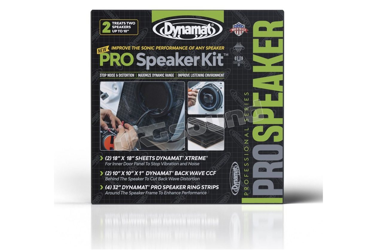 PRO Speaker DYN21410 Kit for soundproofing and improving speaker sound Dynamat