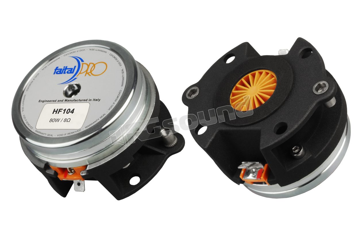 HF104-8F Driver a compressione da 1" con magnete in Neodimio da 8ohm Faital PRO