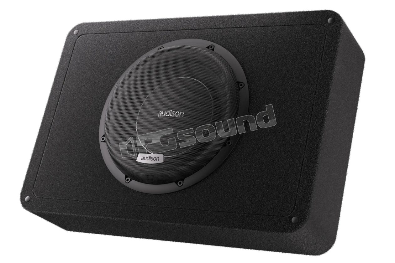 AVBX 10 D4 II 25 cm subwoofer in shallow-depth enclosure, VOCE II series Audison