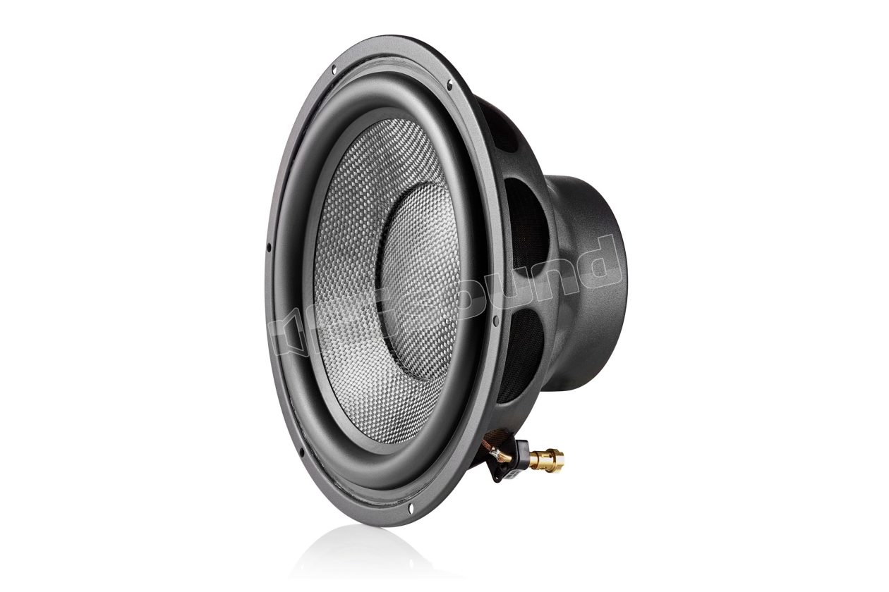 ULTIMO SCX102 25cm high-performance subwoofer, carbon fiber cone, 2+2 Ohm impedance Morel