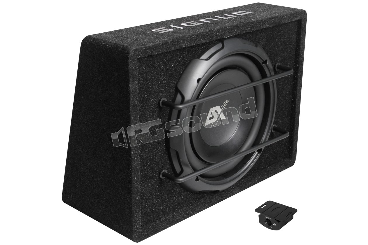 SXB10A 25cm powered subwoofer in slim enclosure ESX