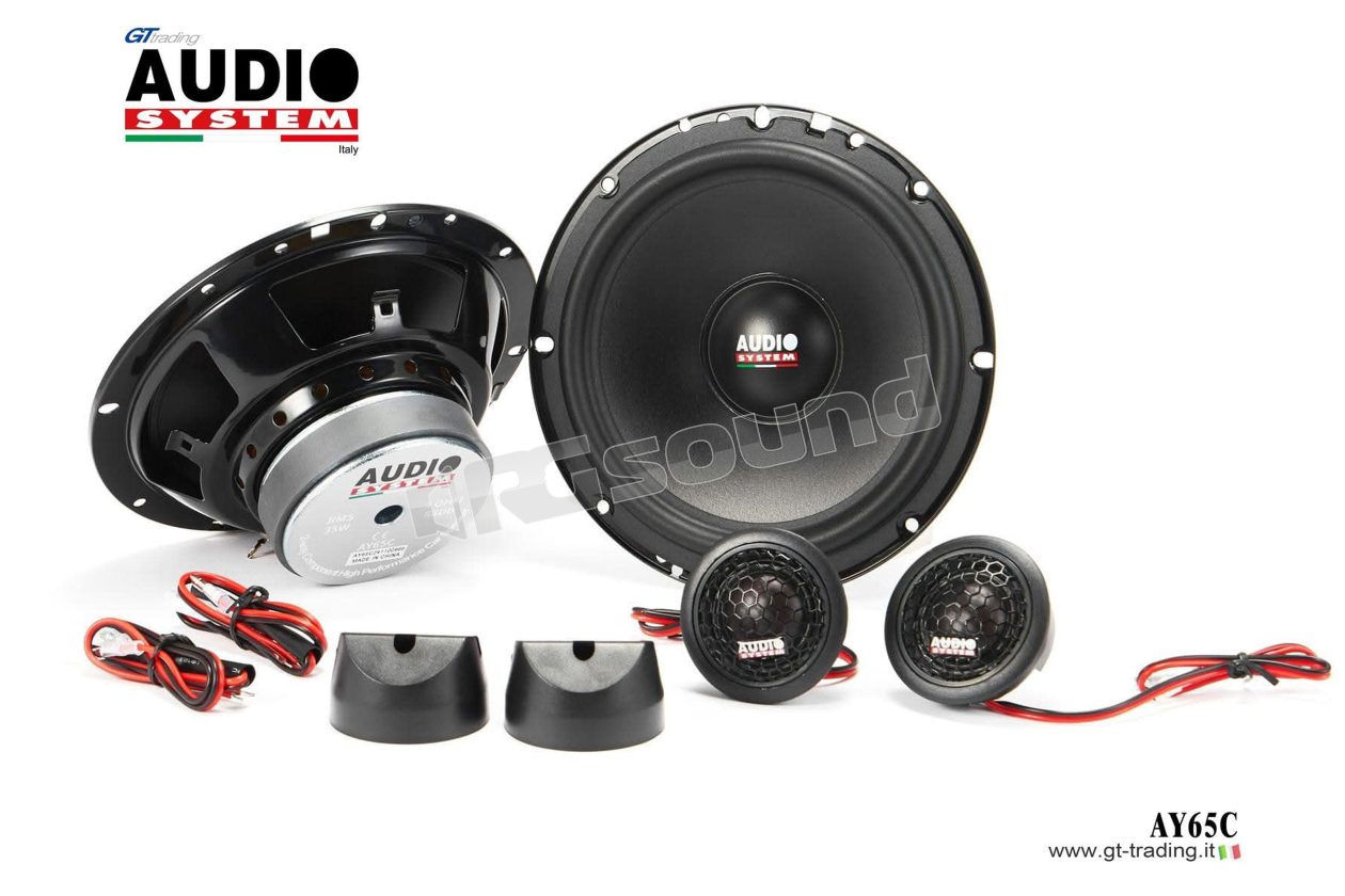 AY65C 2-way kit, 165mm woofer + 25mm tweeter Audio System Italy