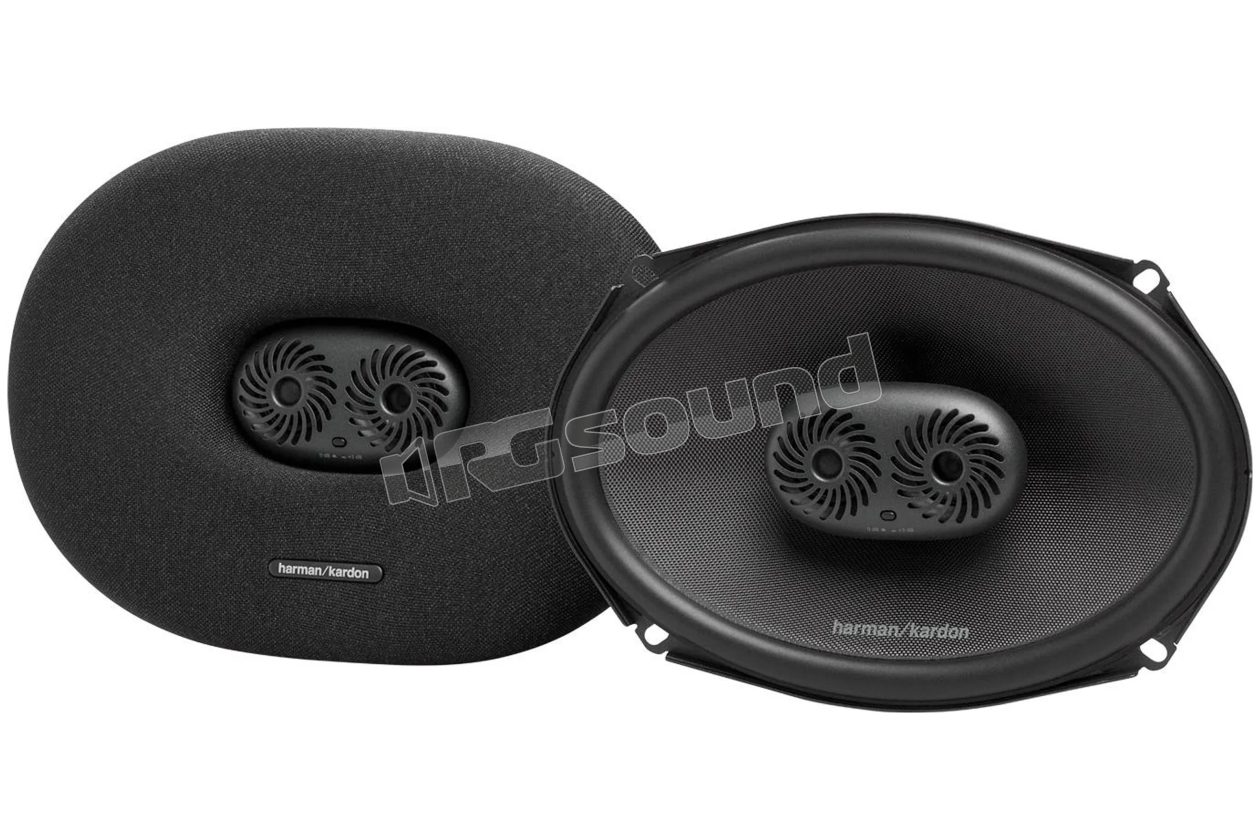 FIT96M 6x9" coaxial speakers with protective grilles Harman Kardon
