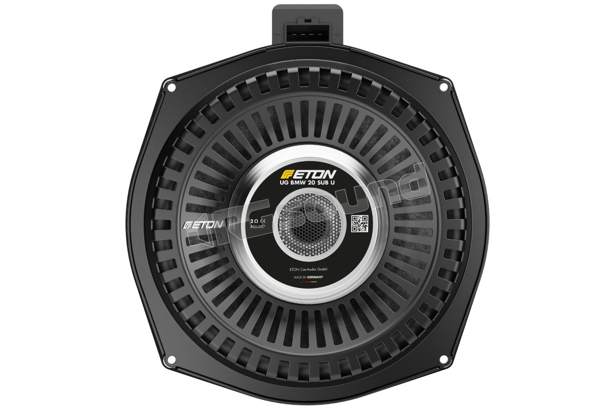 UG BMW20SUBU 200 mm (8") Plug & Play under-seat subwoofer for BMW ETON