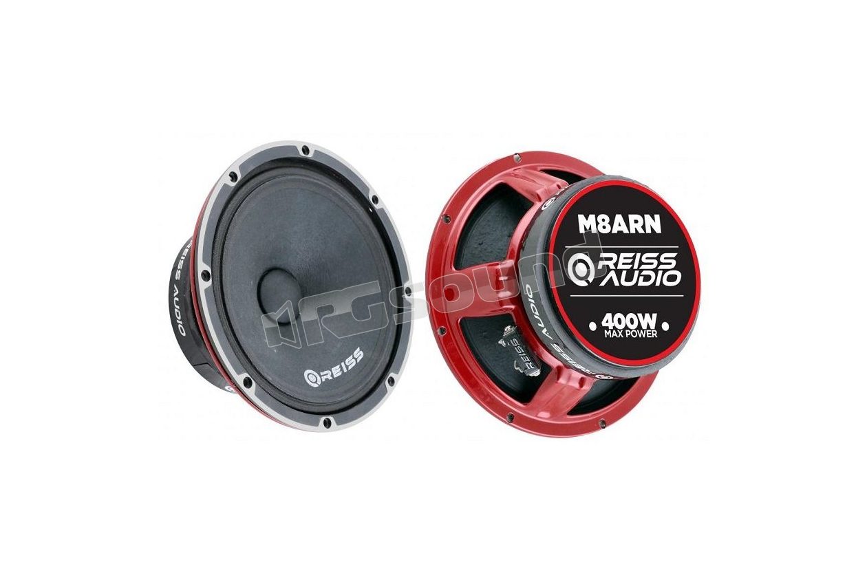 RS-M8ARN High-efficiency 8" midrange, 200 Watt RMS Reiss Audio