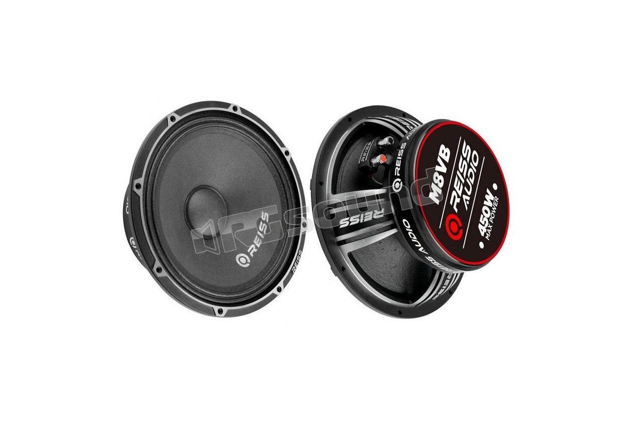 RS-M8VB High-efficiency 8" midrange, 150 Watt RMS Reiss Audio