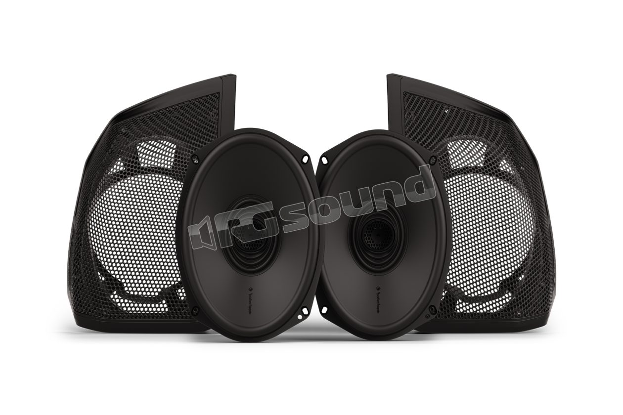 HD24BL69 speaker kit for the saddlebags of 2024+ Harley-Davidson motorcycles Rockford Fosgate