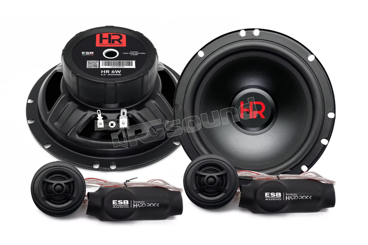 HR 6K2X 2-way crossover speaker system ESB car audio
