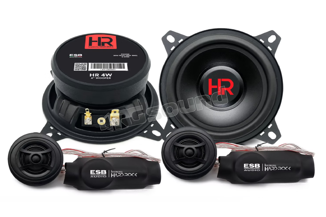 HR 4K2X 2-way Crossover speaker system ESB car audio