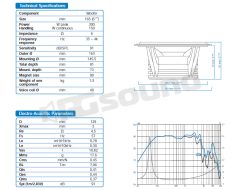 TH 6.5 sax 165mm Thesis Series woofer set Audison
