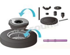 TS-WX610A spare tire subwoofer Pioneer