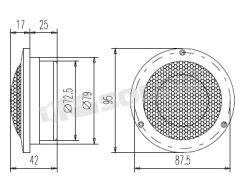 SD-35 89mm aluminum dome midrange Beyma