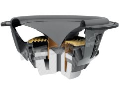 ML 1600.2 hi-end midwoofer pair with neodymium magnet + grilles Hertz