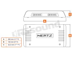 MLCX2 TW 2-way crossover, Mille series Hertz