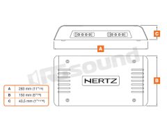 MLCX2 TM pair of 2-way crossovers, Mille series Hertz