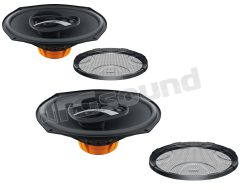 DCX 690.3 Pair of 6x9" elliptical coaxial speakers  Hertz