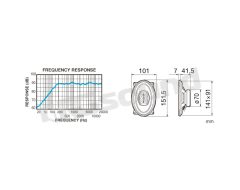 SRE4622C 4x6'' two-way coaxial speakers Clarion