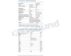AV 10 25cm sub, Voce series Audison