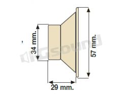 02315 57mm midrange with dual magnet Phonocar