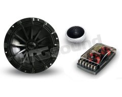 02807 2-way kit with basketless woofer Phonocar