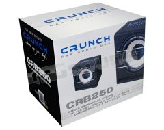 CRB250 25 cm sub in bass reflex enclosure, chrome cone Crunch