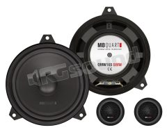 QM165E46BMW 165 mm 2-way speaker kit for BMW 140W MB Quart