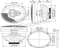 KFC-X712 7x10 Kenwood