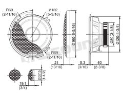 KFC-S503P 130mm 2-way kit Kenwood