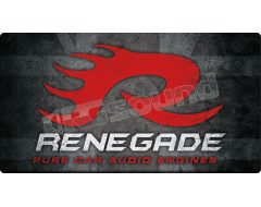 RXV1200 30cm subwoofer in bass reflex enclosure Renegade