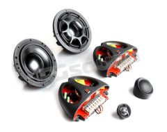 ELATE Ti 602 includes a pair of 6'' woofers, compact MT350 tweeters and bi-ampable MXT280 crossovers Morel