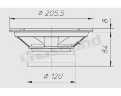 CH201 200 mm dual cone Ciare