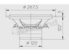 HS251 250mm subwoofer Ciare