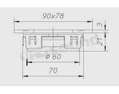 HT200 tweeter 90x78mm Ciare