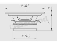 HW162 165mm woofer Ciare