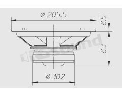 HW202 200mm woofer Ciare