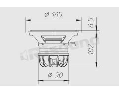 HX165 Max power 200W - Diameter 165mm Ciare