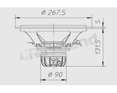 HX255 Max power 200W - Diameter 250mm Ciare