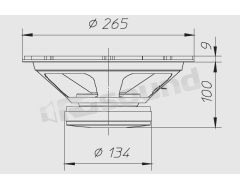 PH250 Max power 300W - Diameter 250mm Ciare