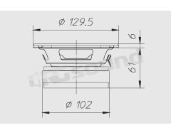 PM132 Max power 200W - Diameter 130mm Ciare