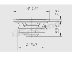 PM135ND Max power 160W - Diameter 130mm Ciare