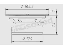 PM160 Max power 200W - Diameter 165mm Ciare