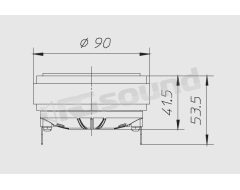 PU340 Compression driver, titanium diaphragm Ciare